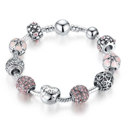 Pink Beads Bracelet