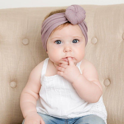 Brown Baby Knot Headbands