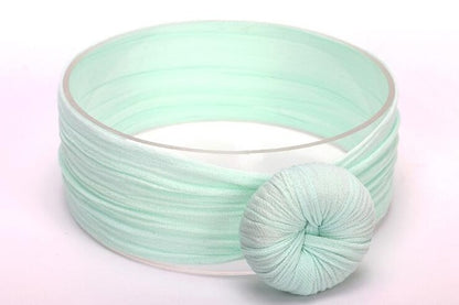 Mint Baby Knot Headbands