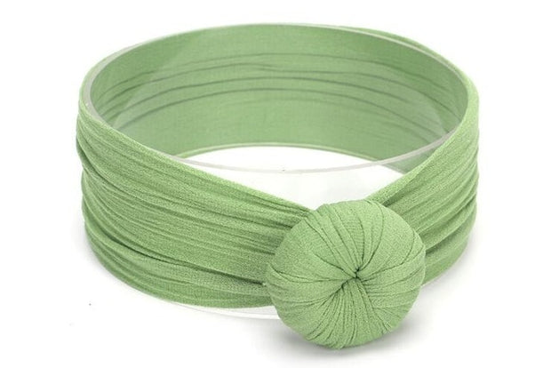 Green Baby Knot Headbands