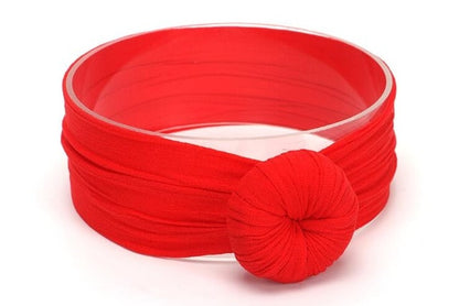 Red Baby Knot Headbands