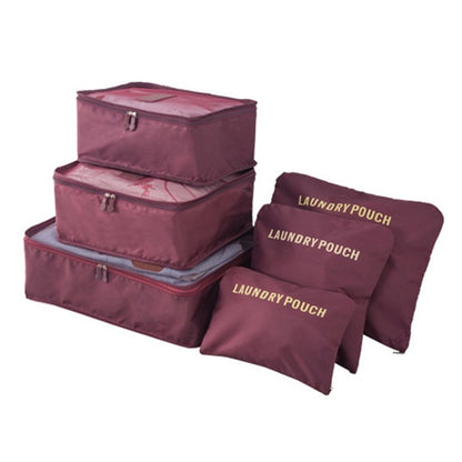 Maroon Travel Storage Bag