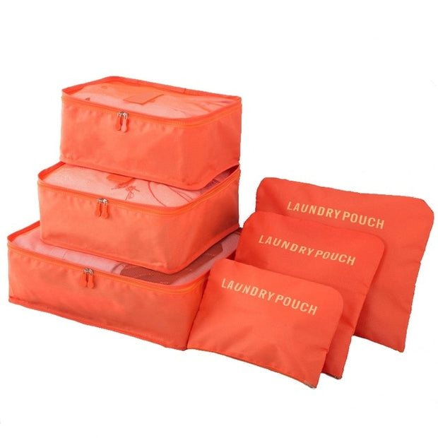 Orange Travel Storage Bag
