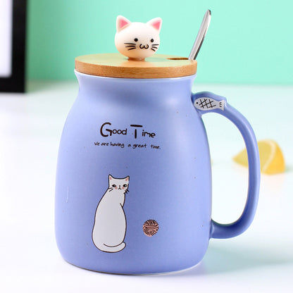 Blue Kitty Mug