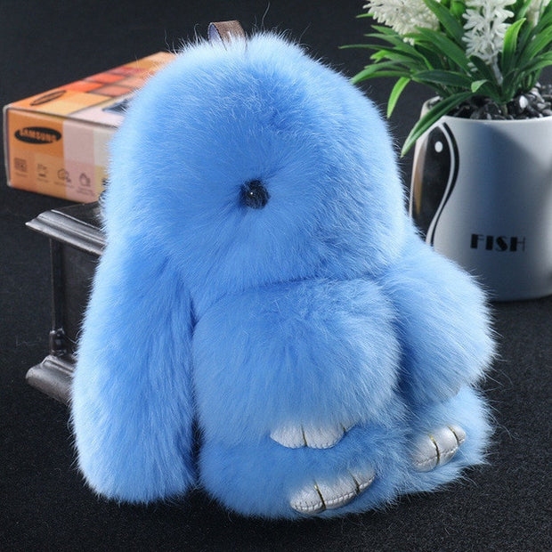 Blue Puffy Bunny
