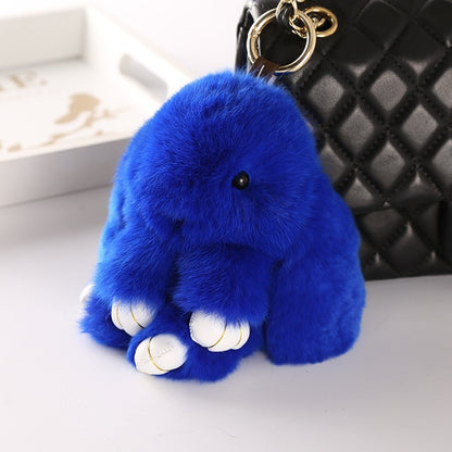 Dark Blue Puffy Bunny