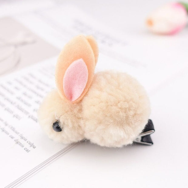 Pale Yellow Bunny Clip