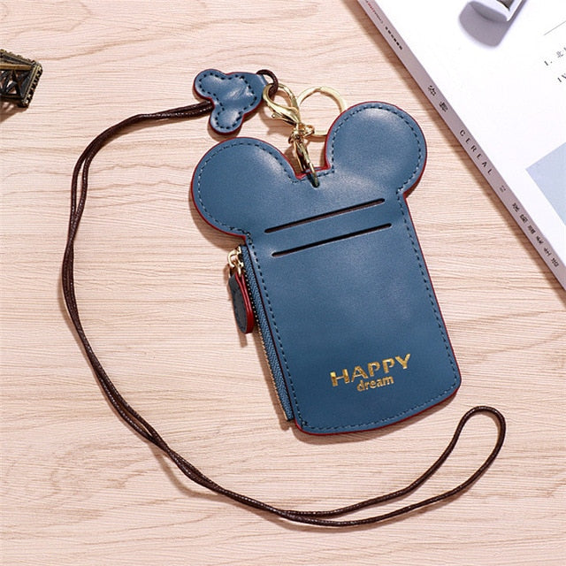 Dark Blue Card Holder