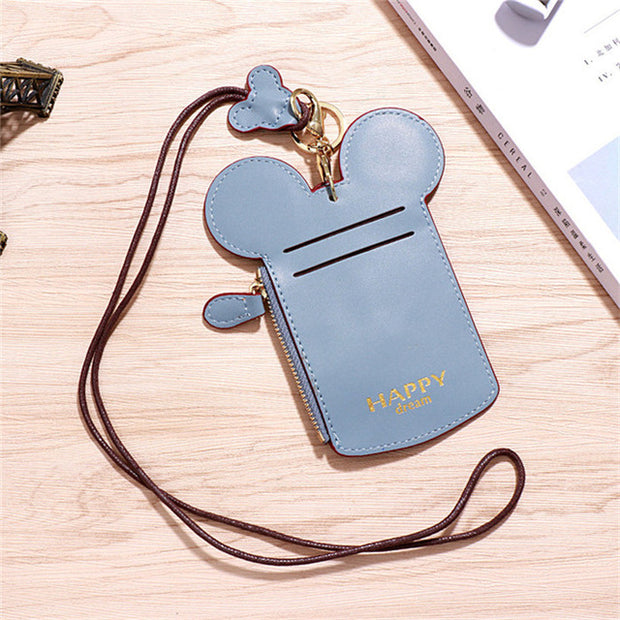 Minnie-Shaped Blue Card Holder