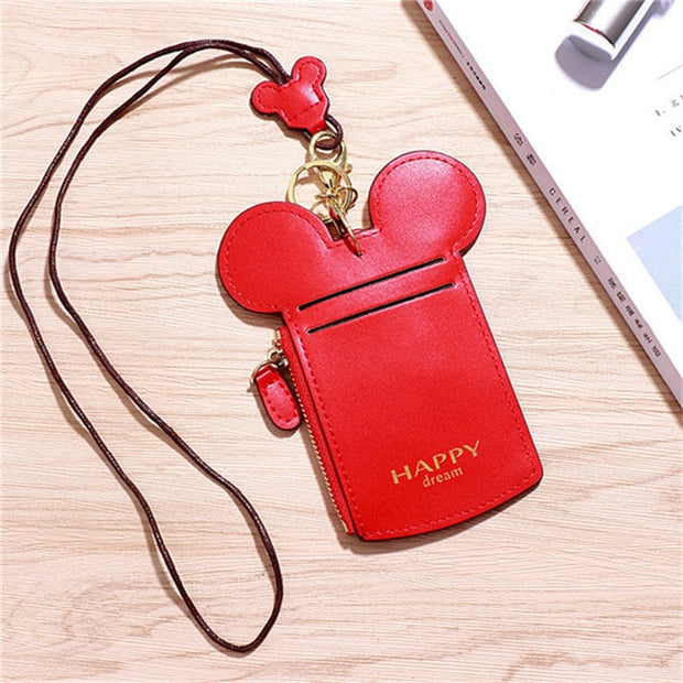 Minnie-Shaped Red Card Holder