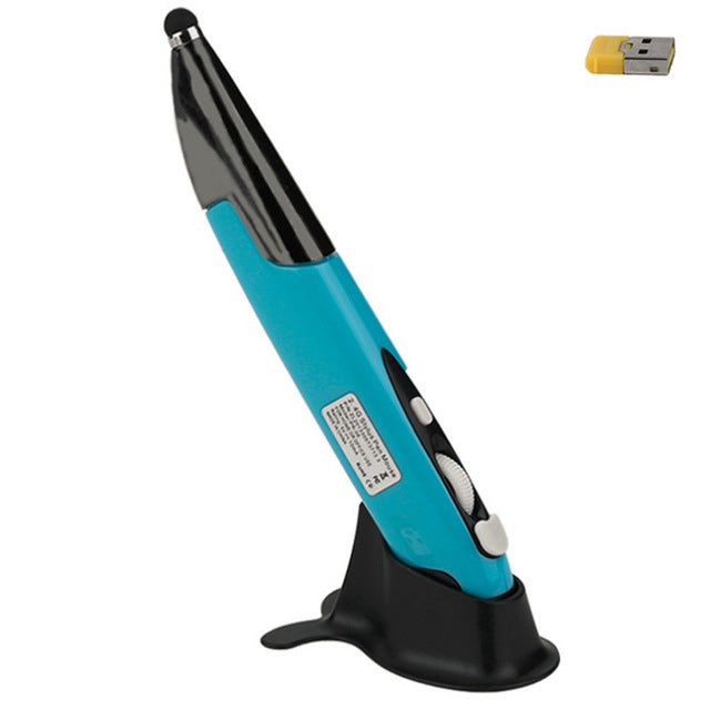 Blue Wireless Optical Pen Mouse