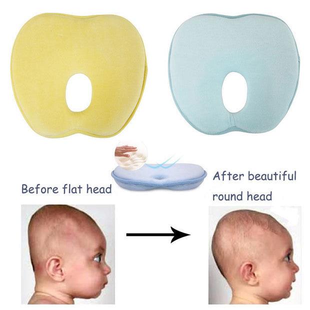 Anti-Flathead Baby Pillow Function