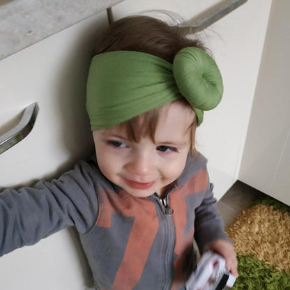 Green Baby Knot Headbands