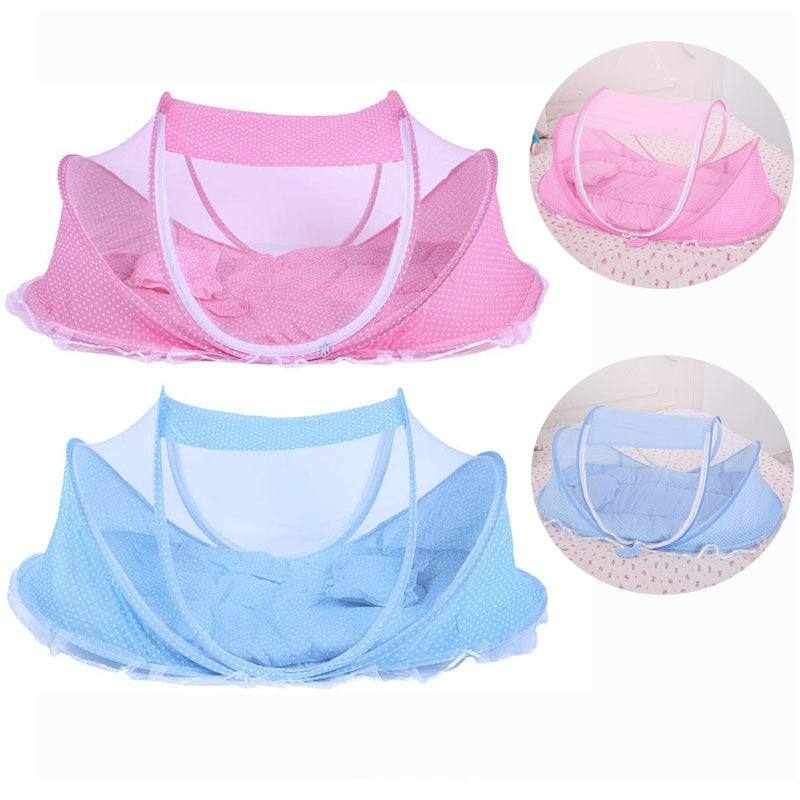 Portable Mesh Baby Crib