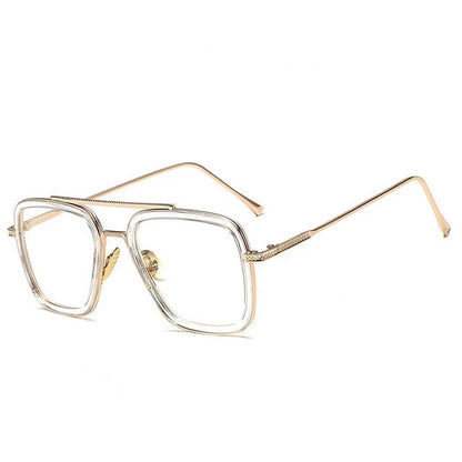 Clear Lens Gold Frame Sunglass