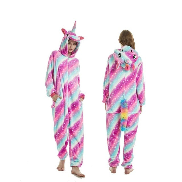 Adult Big Galaxy Unicorn Onesies