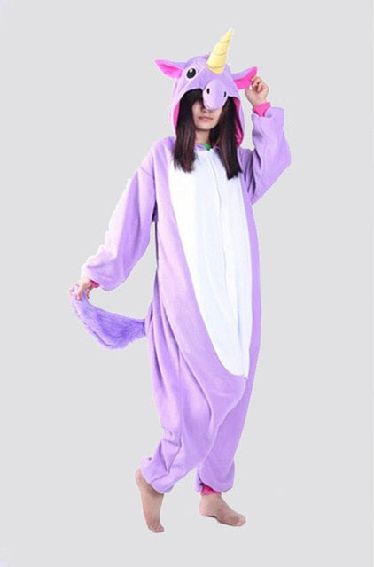 Adult Purple Unicorn Onesies